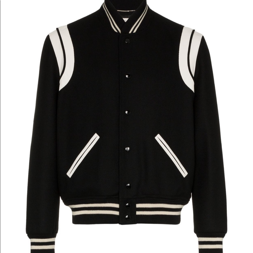 Saint Laurent Paris men’s Baseball Jacket